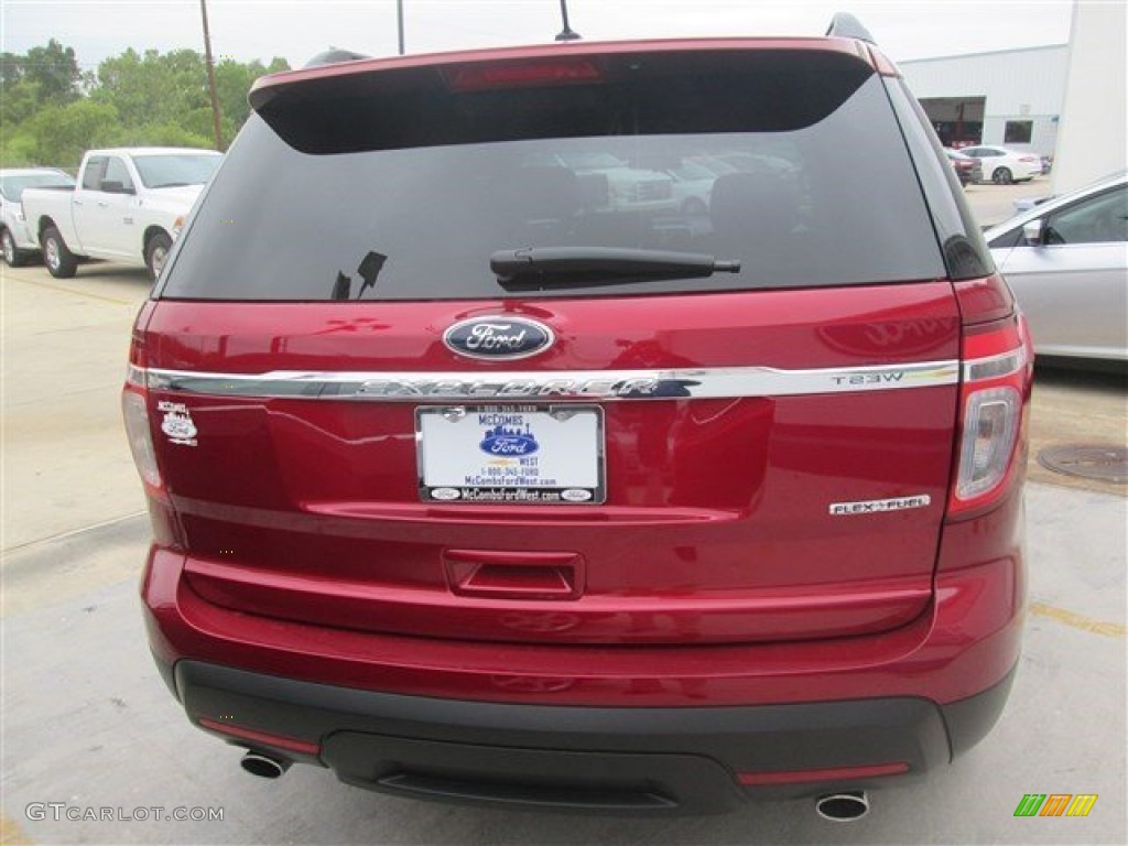 2015 Explorer FWD - Ruby Red / Medium Light Stone photo #5