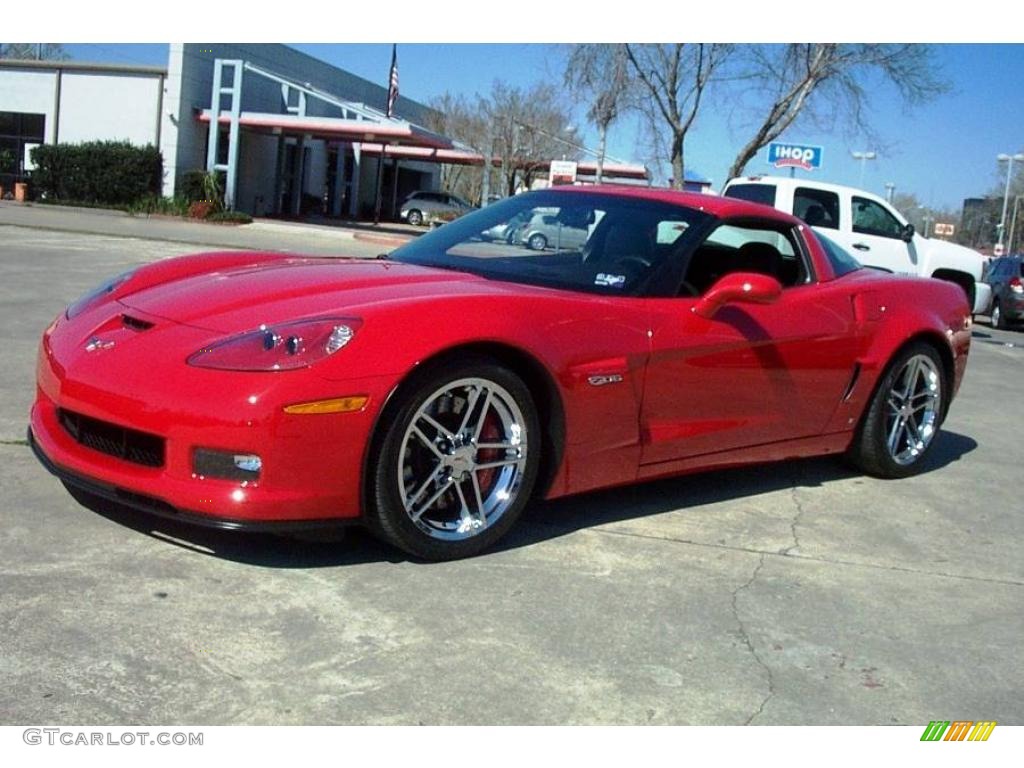 2008 Corvette Z06 - Victory Red / Ebony photo #1