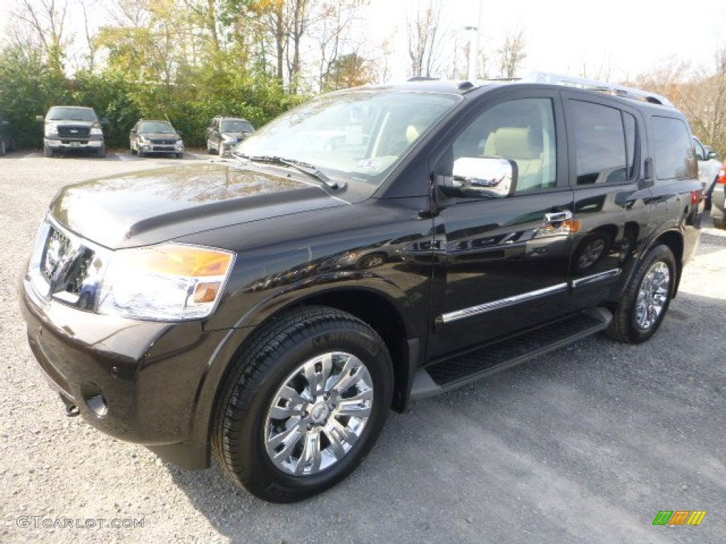 2015 Armada Platinum 4x4 - Espresso Black / Almond photo #7