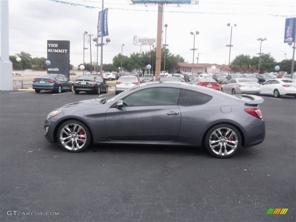 2015 Genesis Coupe 3.8 Ultimate - Empire State Gray / Black photo #3