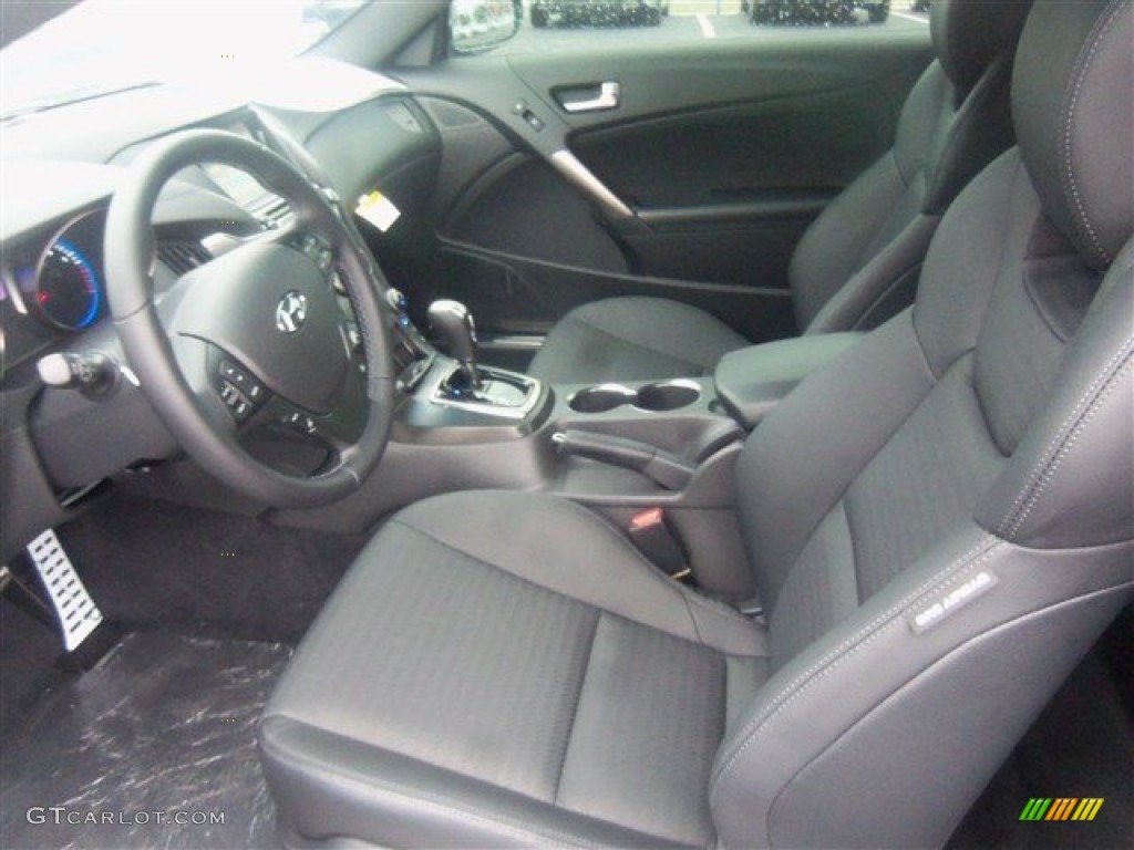 Black Interior 2015 Hyundai Genesis Coupe 3.8 Ultimate Photo #98835703