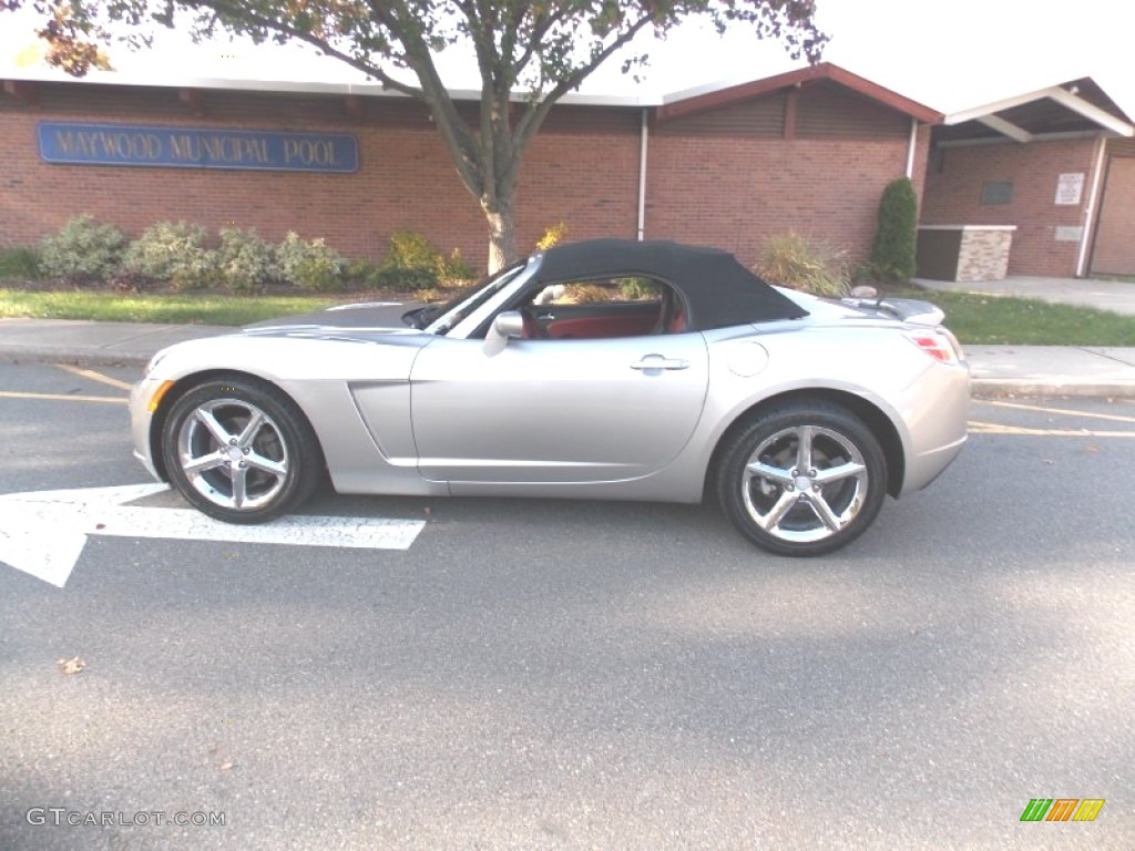 2008 Sky Red Line Roadster - Silver Pearl / Black photo #1