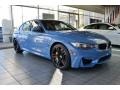 2015 Yas Marina Blue Metallic BMW M3 Sedan  photo #2