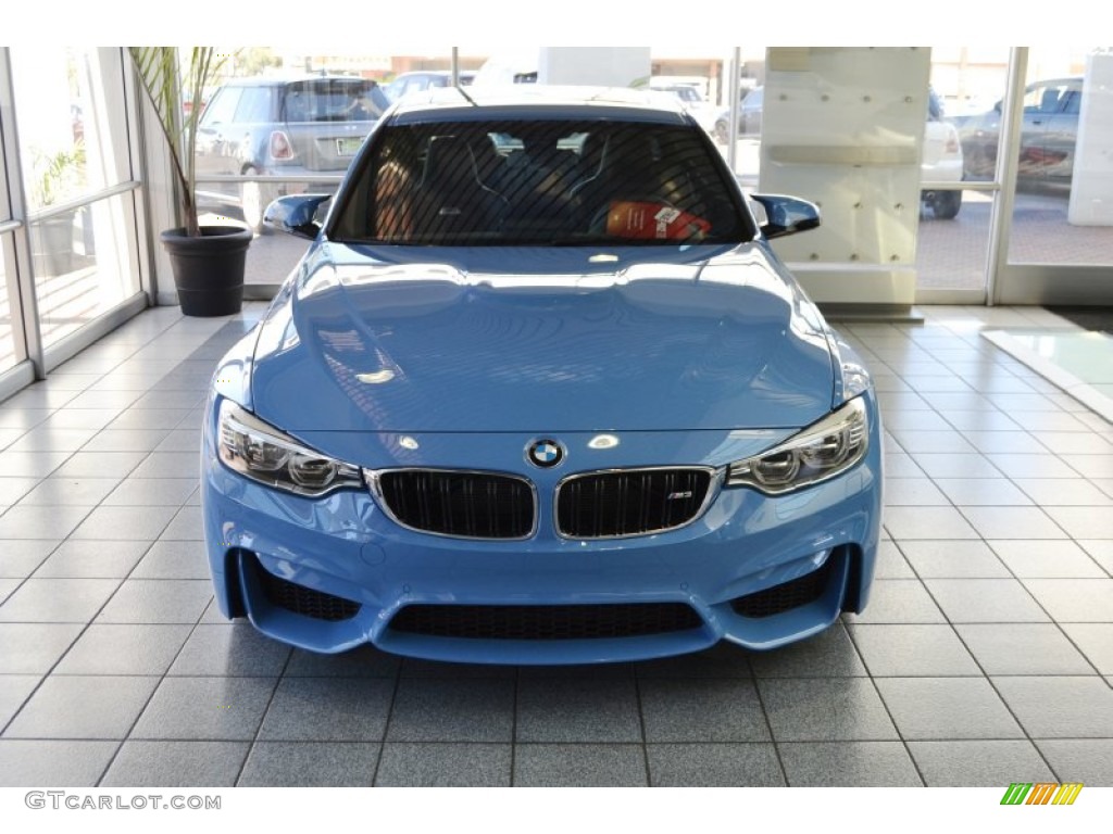 Yas Marina Blue Metallic 2015 BMW M3 Sedan Exterior Photo #98837287