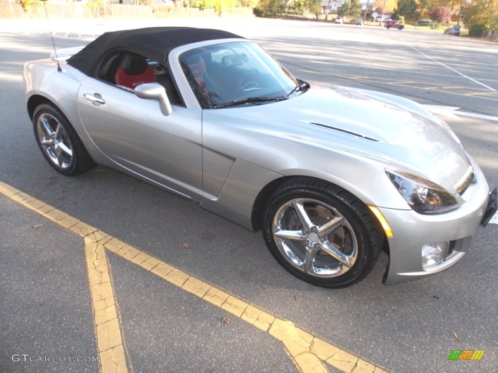 2008 Sky Red Line Roadster - Silver Pearl / Black photo #6