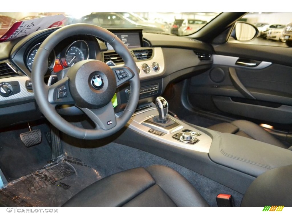 Black Interior 2015 BMW Z4 sDrive35i Photo #98837749