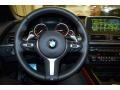 2015 BMW 6 Series Vermilion Red Interior Steering Wheel Photo