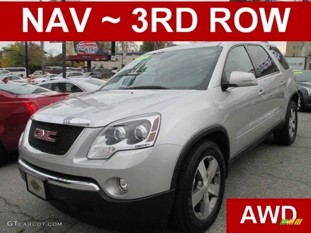 2012 Acadia SLT AWD - Quicksilver Metallic / Ebony photo #1