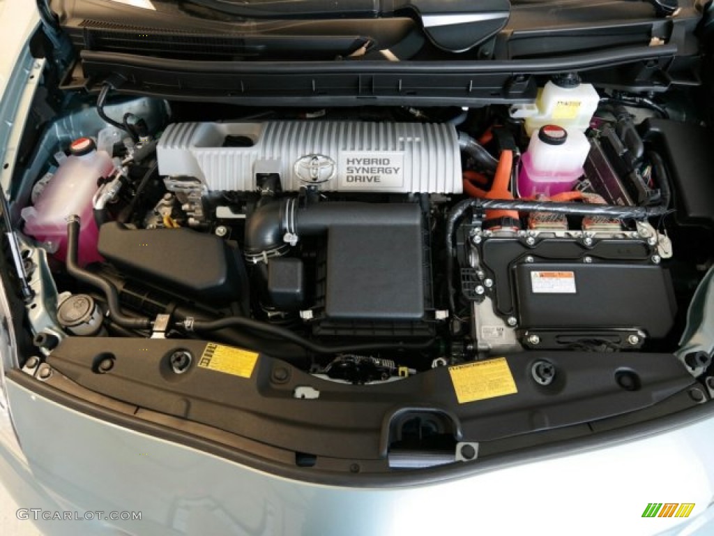 2015 Prius Three Hybrid - Sea Glass Pearl / Dark Gray photo #7