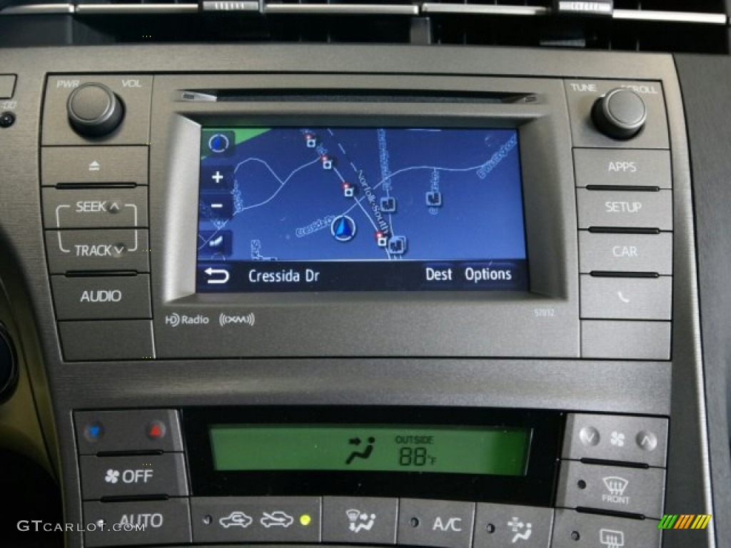 2015 Prius Three Hybrid - Sea Glass Pearl / Dark Gray photo #15