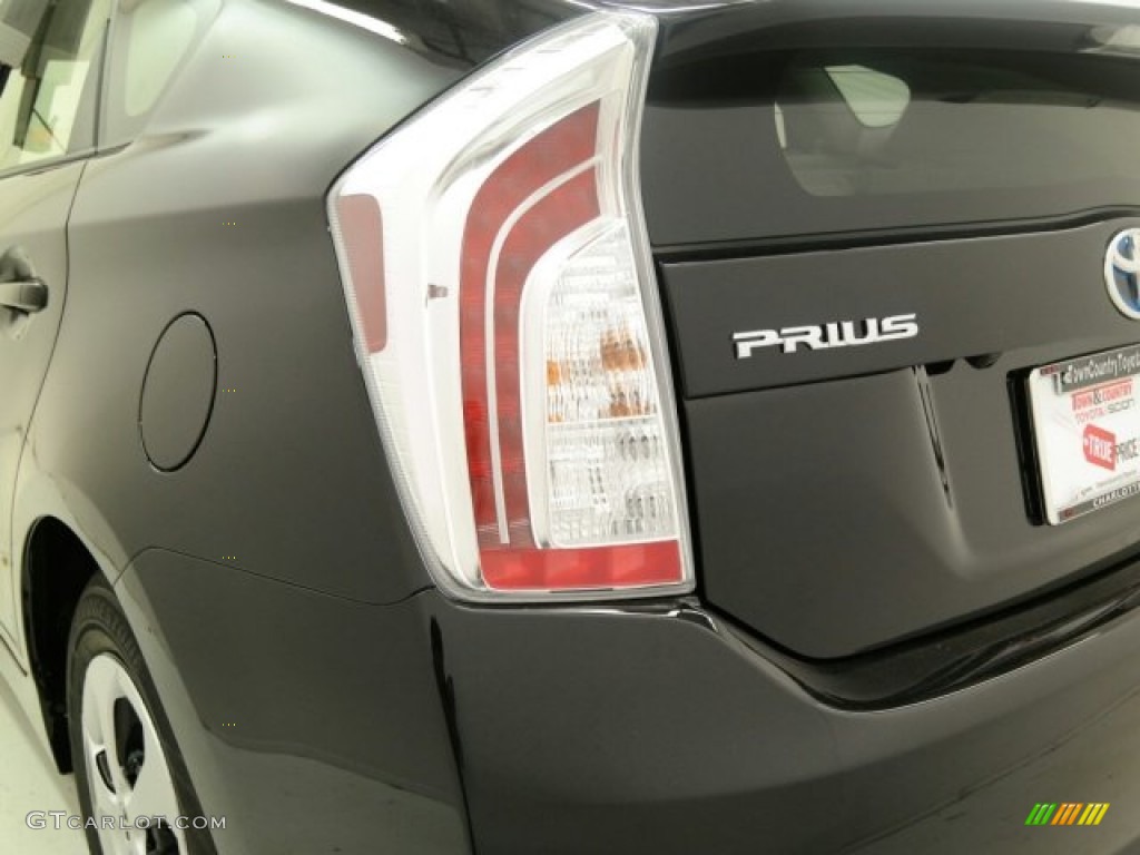 2015 Prius Two Hybrid - Black / Misty Gray photo #6