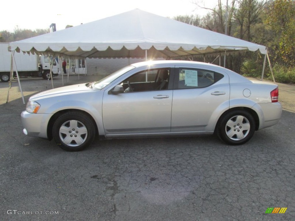 2010 Avenger SXT - Silver Steel Metallic / Dark Slate Gray photo #2