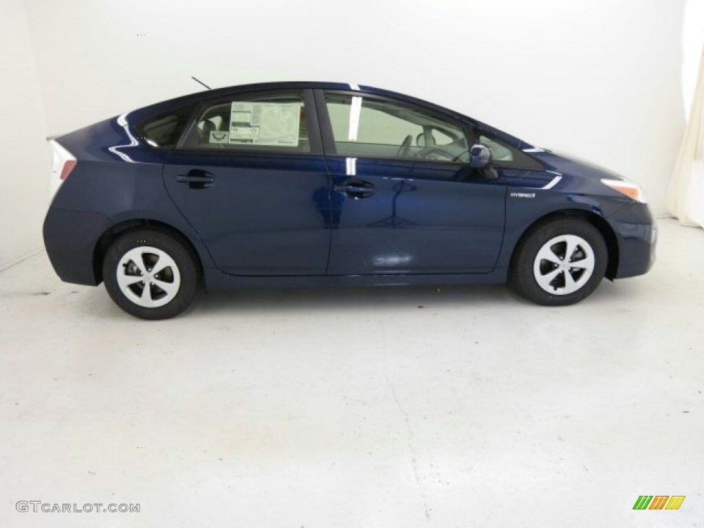 2015 Prius Two Hybrid - Nautical Blue Metallic / Misty Gray photo #1