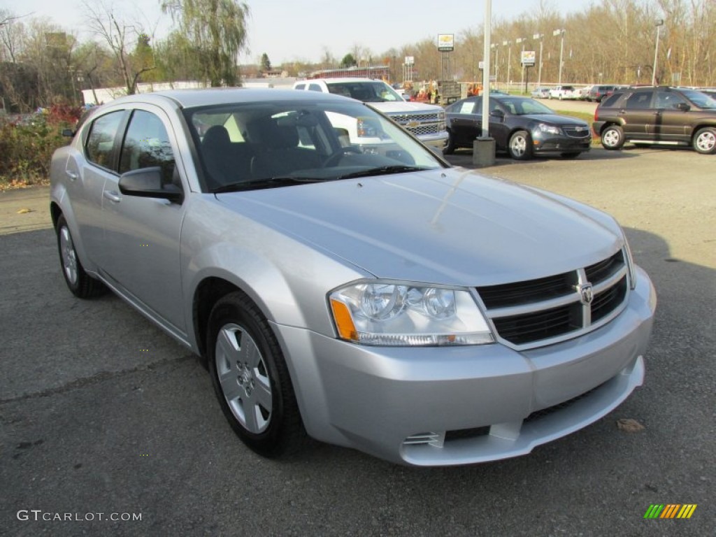 2010 Avenger SXT - Silver Steel Metallic / Dark Slate Gray photo #11