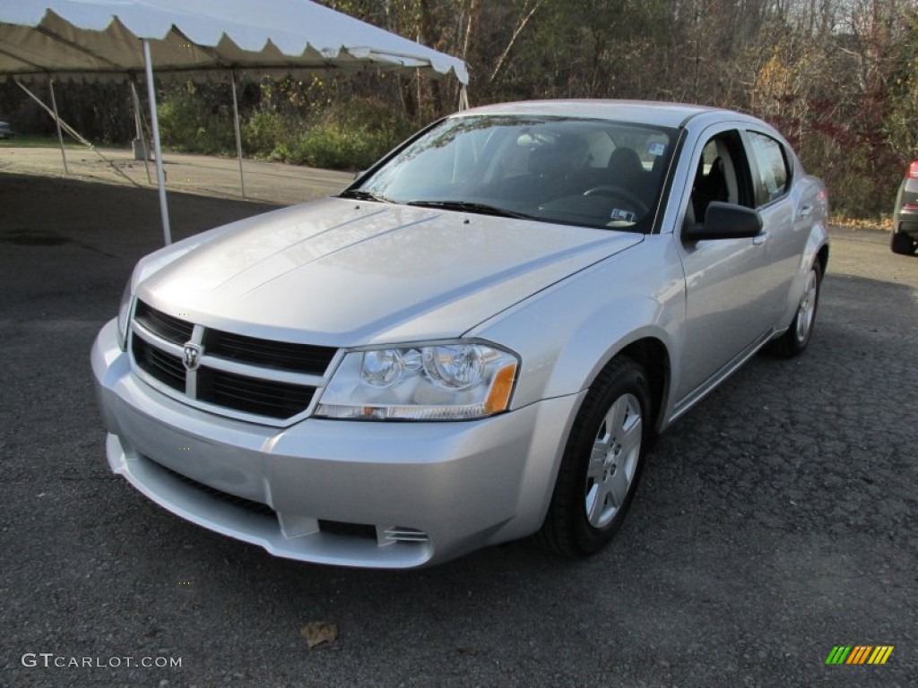 2010 Avenger SXT - Silver Steel Metallic / Dark Slate Gray photo #13