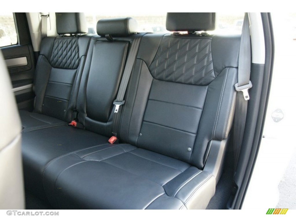 2015 Toyota Tundra Platinum CrewMax 4x4 Rear Seat Photo #98843191