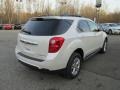 2015 White Diamond Tricoat Chevrolet Equinox LT AWD  photo #7