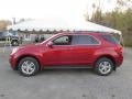 2015 Crystal Red Tintcoat Chevrolet Equinox LT AWD  photo #2