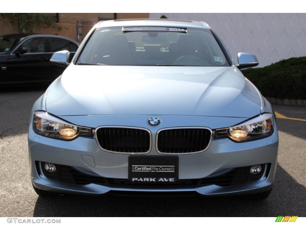 2014 3 Series 328i xDrive Sedan - Liquid Blue Metallic / Black photo #8