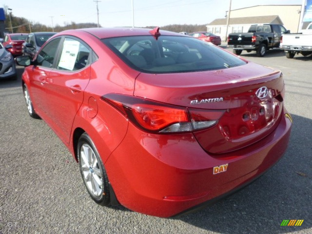 2015 Elantra SE Sedan - Venetian Red / Gray photo #5