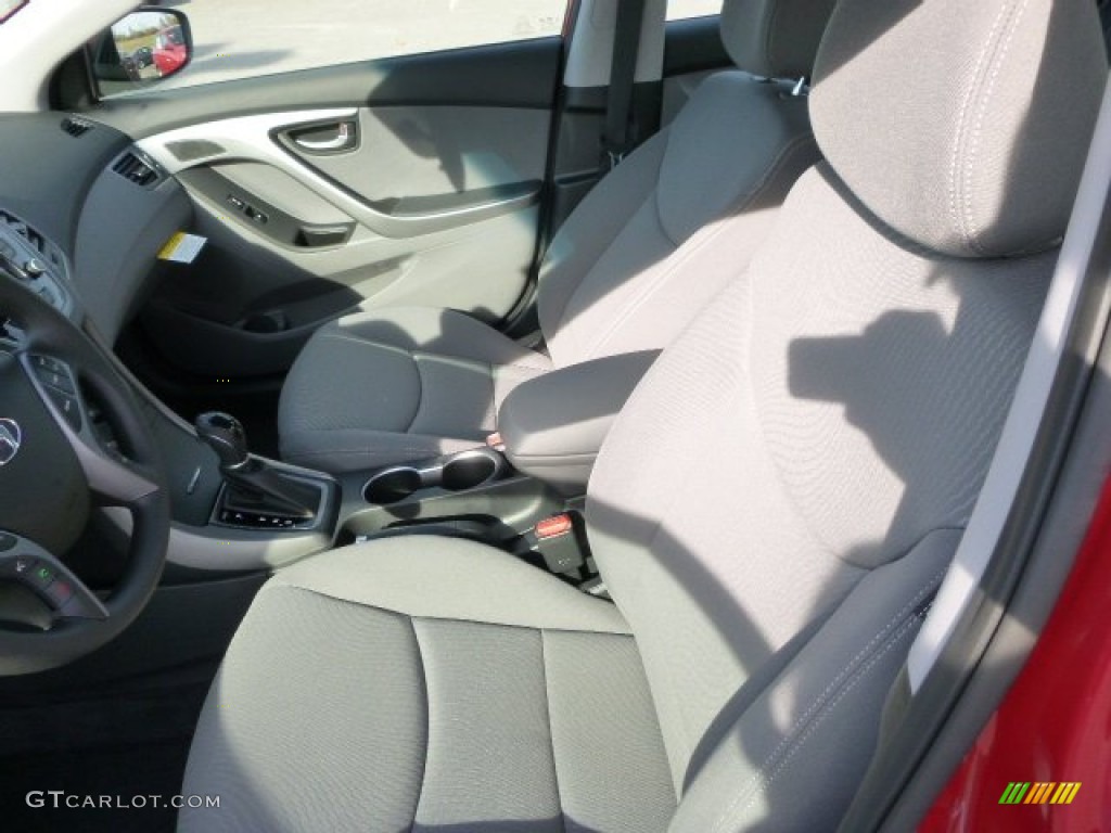 2015 Elantra SE Sedan - Venetian Red / Gray photo #10