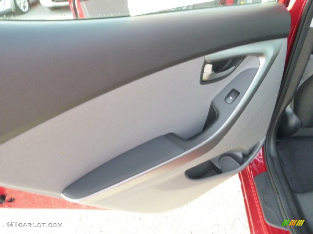 2015 Elantra SE Sedan - Venetian Red / Gray photo #13