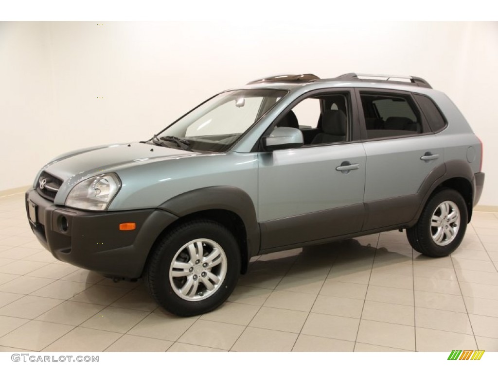 Alpine Frost 2008 Hyundai Tucson SE 4WD Exterior Photo #98847562