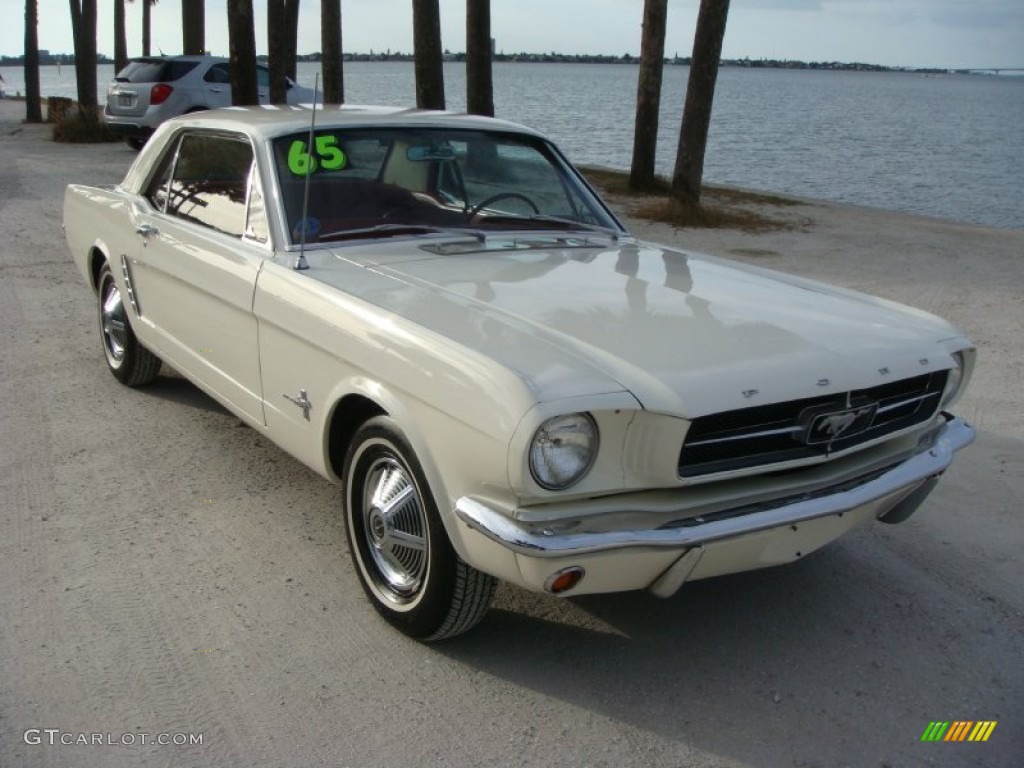 1965 Mustang Coupe - White / Red photo #1