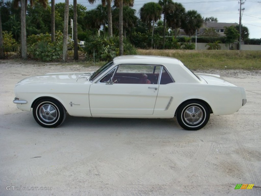 1965 Mustang Coupe - White / Red photo #4