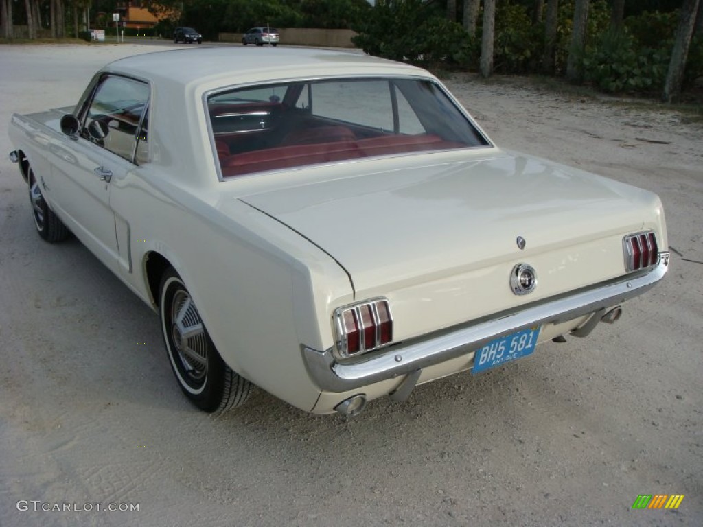 1965 Mustang Coupe - White / Red photo #5