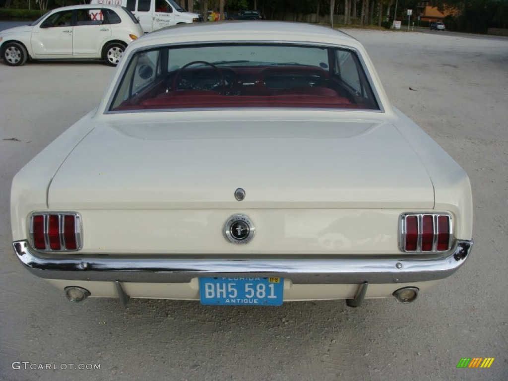 1965 Mustang Coupe - White / Red photo #6