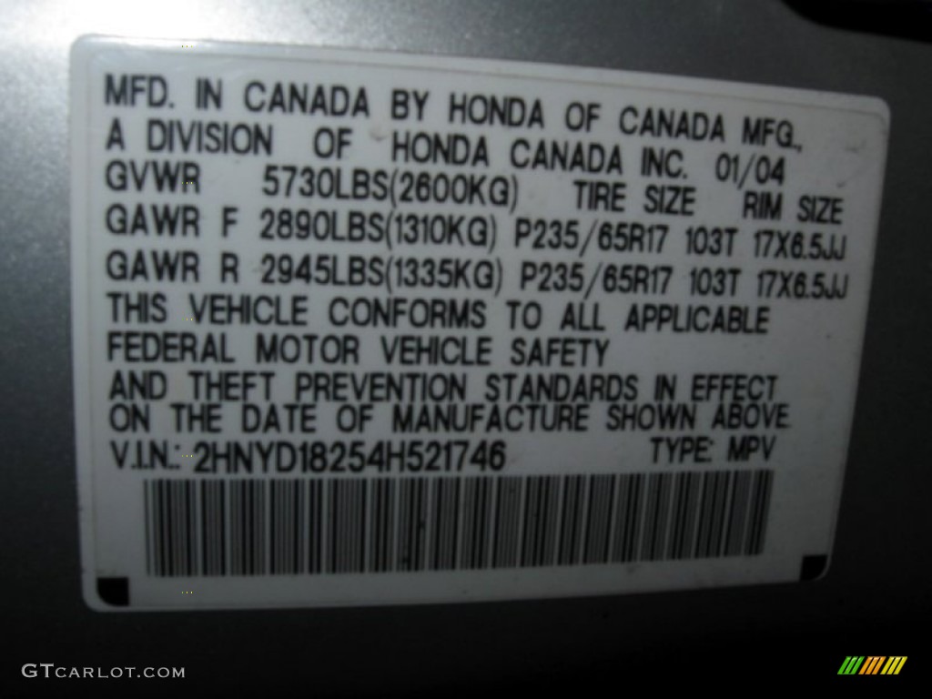 2004 MDX  - Starlight Silver Metallic / Ebony photo #12