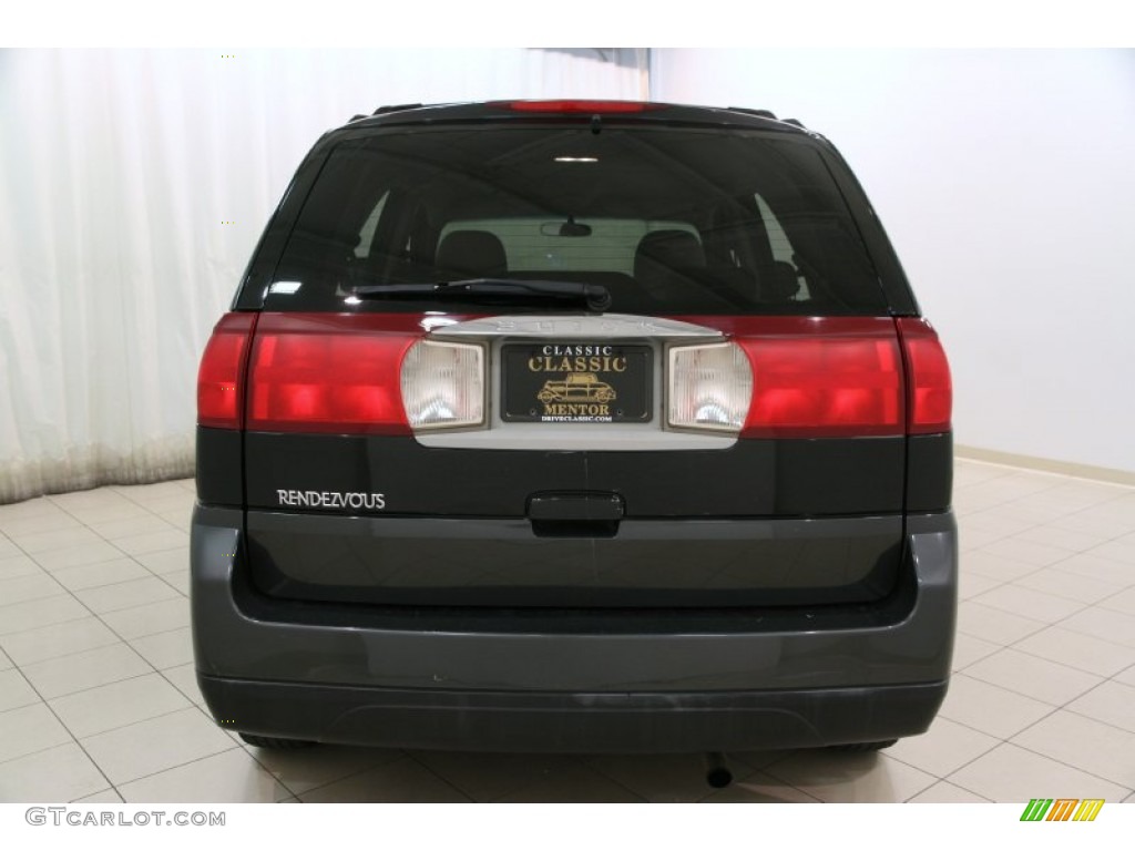 2004 Rendezvous CXL - Black / Light Gray photo #14