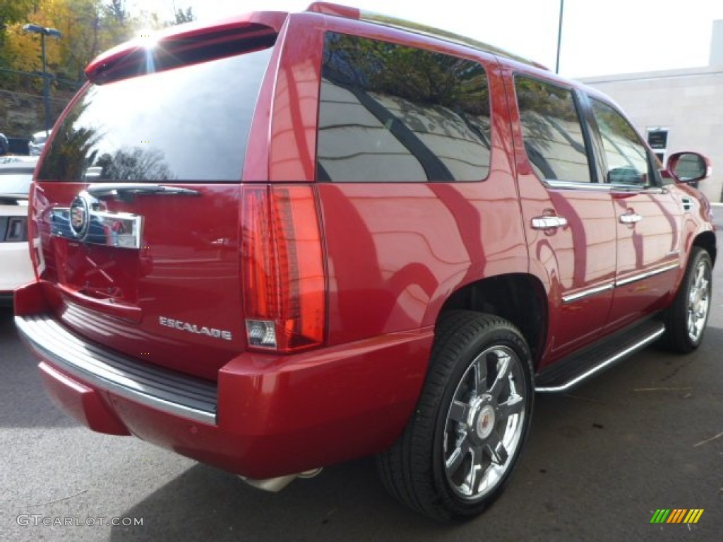 2013 Escalade Luxury AWD - Crystal Red Tintcoat / Cashmere/Cocoa photo #13