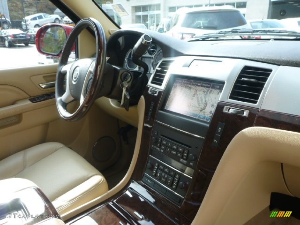 2013 Escalade Luxury AWD - Crystal Red Tintcoat / Cashmere/Cocoa photo #16