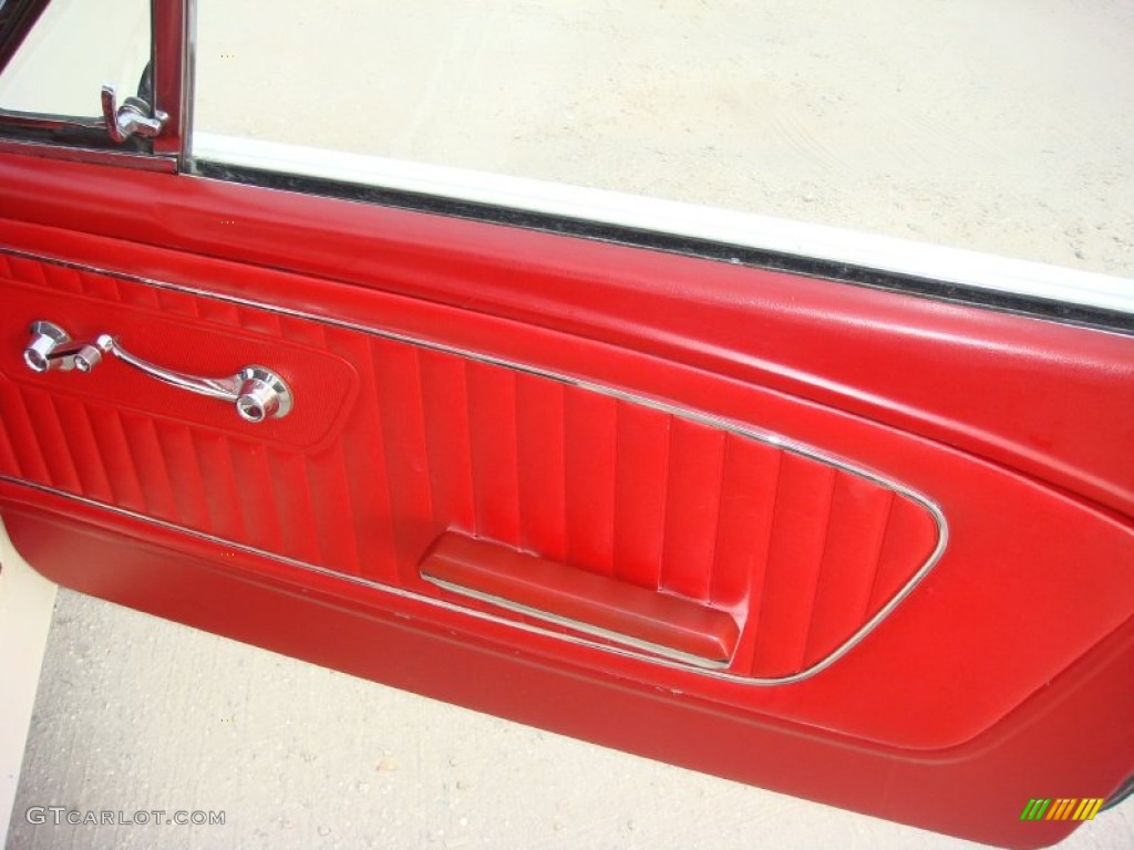1965 Mustang Coupe - White / Red photo #29