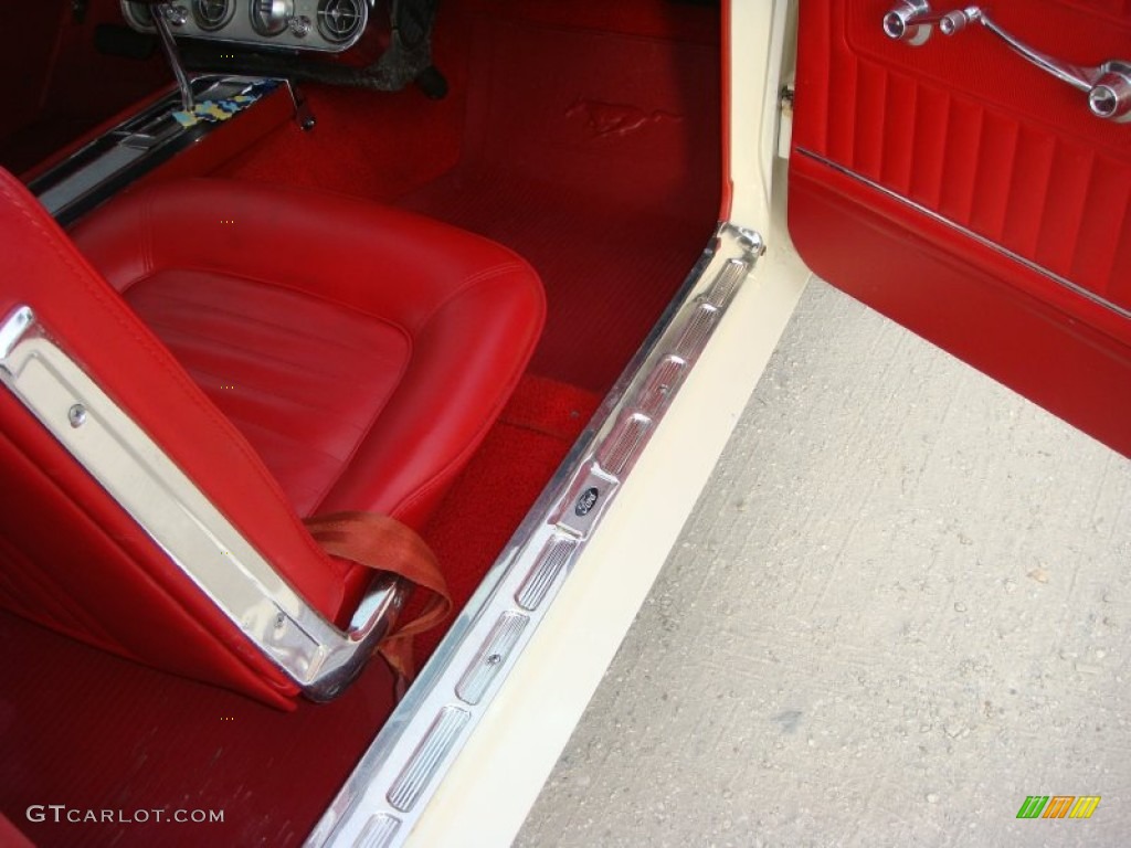 1965 Mustang Coupe - White / Red photo #30