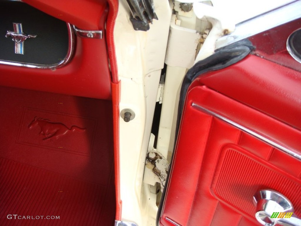 1965 Mustang Coupe - White / Red photo #31