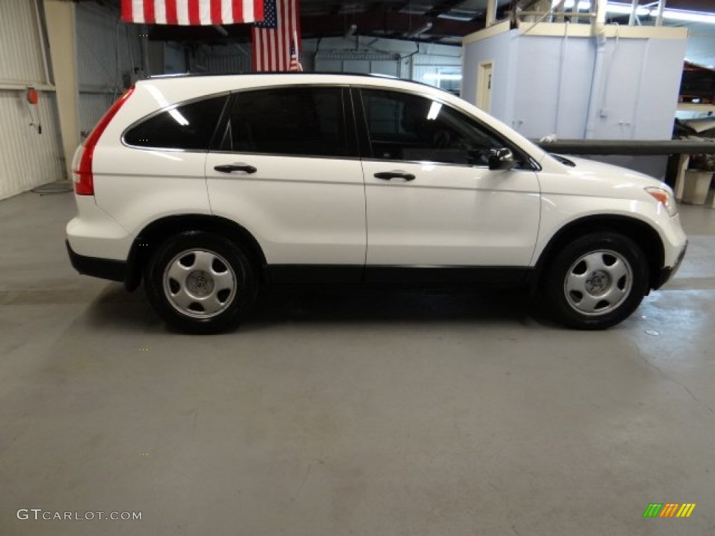 2008 CR-V LX - Taffeta White / Gray photo #4