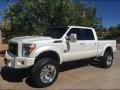 2011 Oxford White Ford F350 Super Duty Lariat Crew Cab 4x4  photo #1