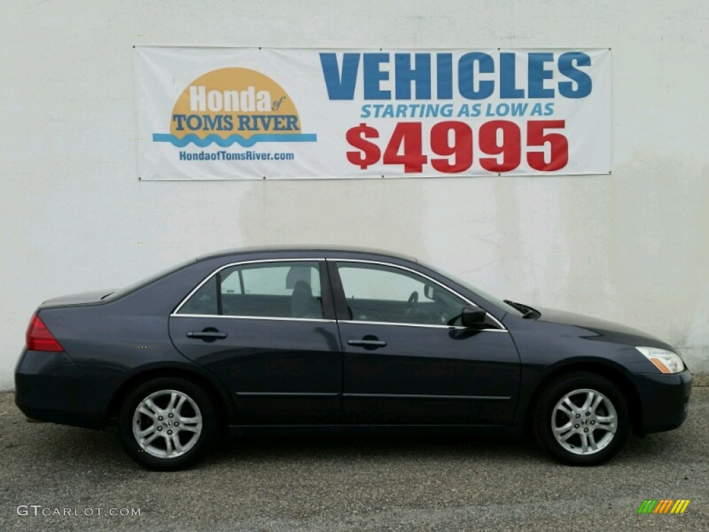 2006 Accord SE Sedan - Royal Blue Pearl / Gray photo #23