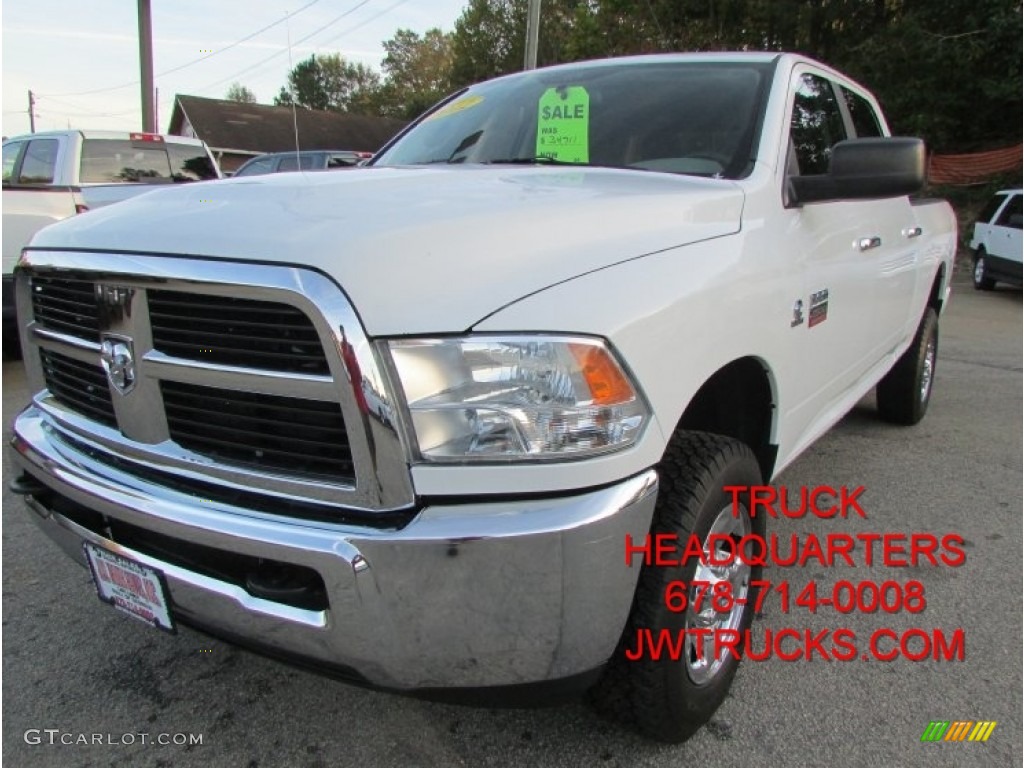 2012 Ram 2500 HD SLT Crew Cab 4x4 - Bright White / Dark Slate/Medium Graystone photo #1