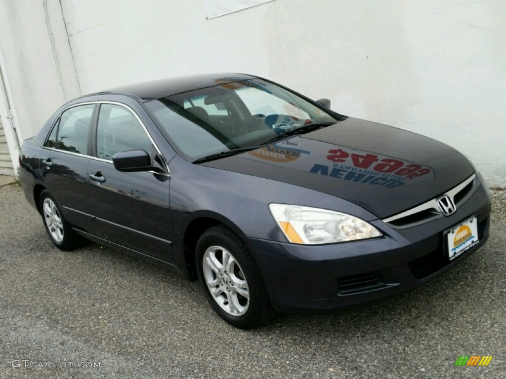2006 Accord SE Sedan - Royal Blue Pearl / Gray photo #28