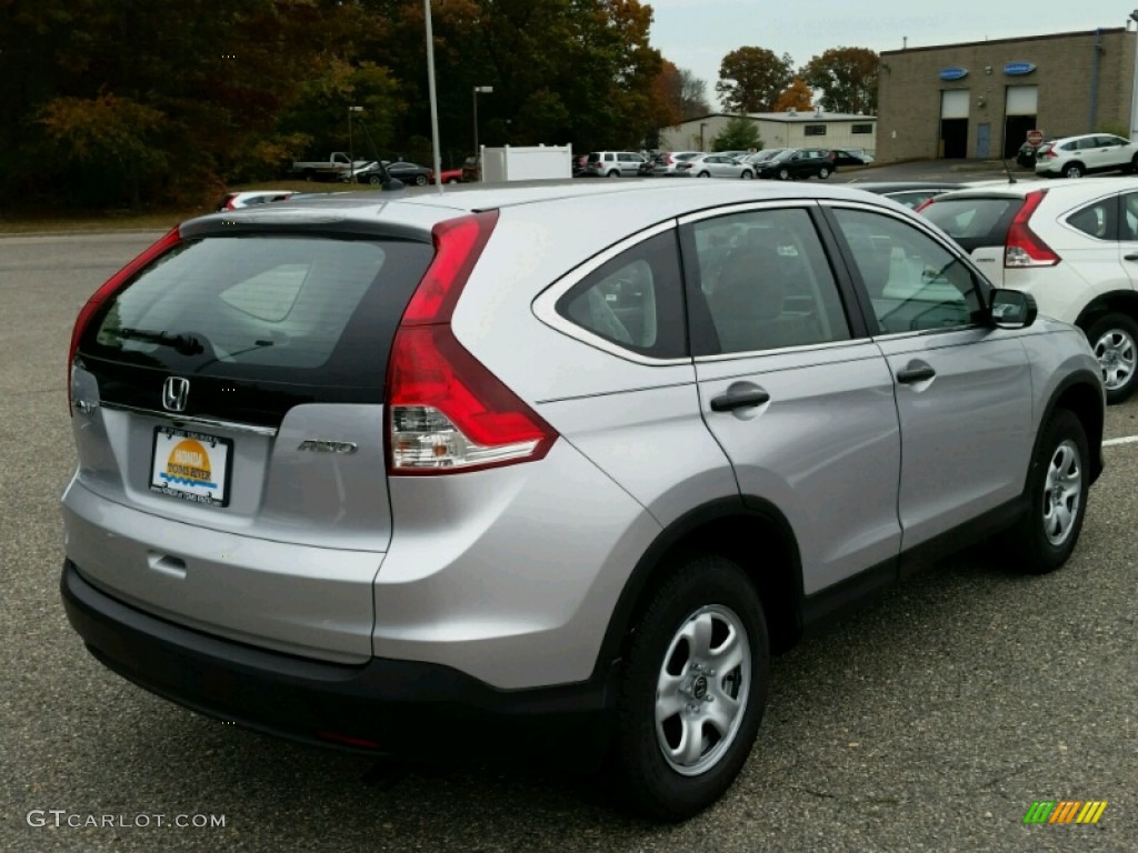 2014 CR-V LX AWD - Alabaster Silver Metallic / Gray photo #2