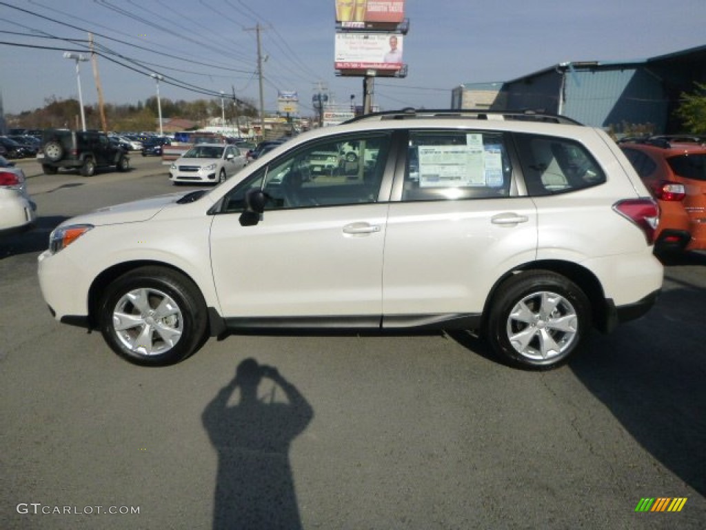 2015 Forester 2.5i - Satin White Pearl / Gray photo #7