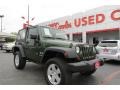 2009 Jeep Green Metallic Jeep Wrangler X 4x4  photo #1