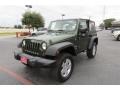 2009 Jeep Green Metallic Jeep Wrangler X 4x4  photo #3