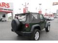 2009 Jeep Green Metallic Jeep Wrangler X 4x4  photo #7