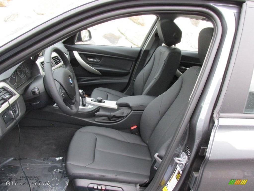 Black Interior 2015 BMW 3 Series 320i xDrive Sedan Photo #98861375