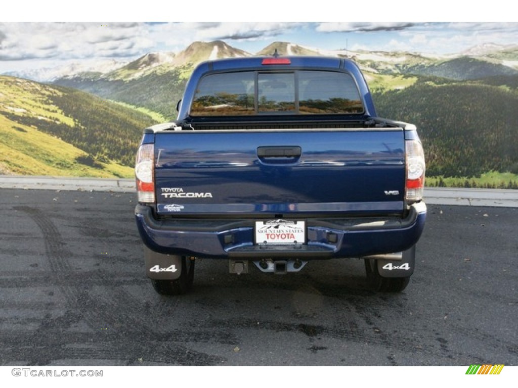 2015 Tacoma V6 Double Cab 4x4 - Blue Ribbon Metallic / Graphite photo #4